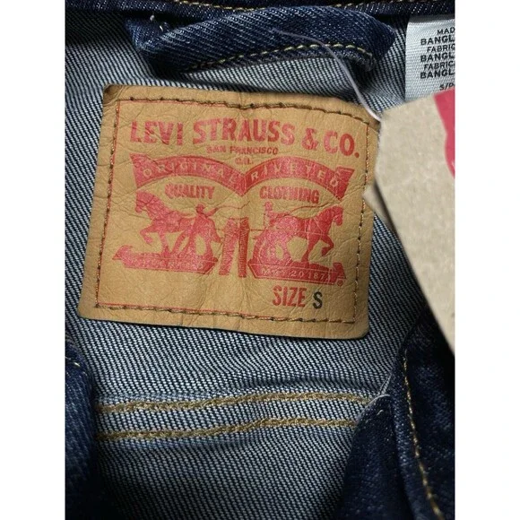 Levi's Men's Trucker Blue Denim Jacket Size Small